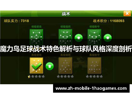 魔力鸟足球战术特色解析与球队风格深度剖析