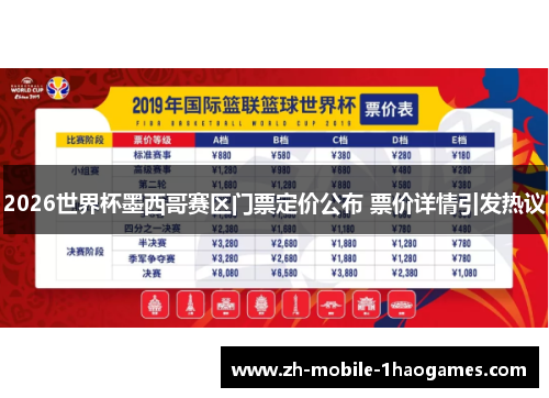 2026世界杯墨西哥赛区门票定价公布 票价详情引发热议